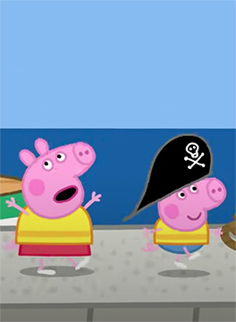 Peppa Pig. Grampy Rabbit's Hovercraft