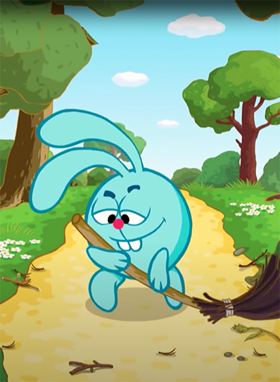 Kikoriki. Sun Bunny