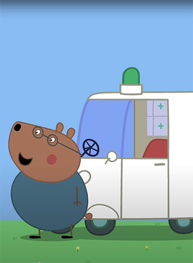 Peppa the Pig. The Ambulance